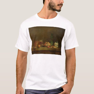 Nog steeds leven met een flesje olijven, 1760 t-shirt