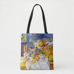 Nog steeds leven met een fruitmandje, Paul Cezanne Draagtas