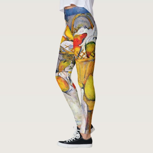 Nog steeds leven met een fruitmandje, Paul Cezanne Leggings (Links)