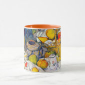 Nog steeds leven met een fruitmandje, Paul Cezanne Mok (Midden)
