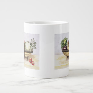 Nog steeds leven met een groentenbos in 1996 grote koffiekop