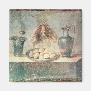 Nog steeds leven met eieren en borstels magneet