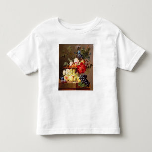 Nog steeds leven met fruit en bloemen kinder shirts