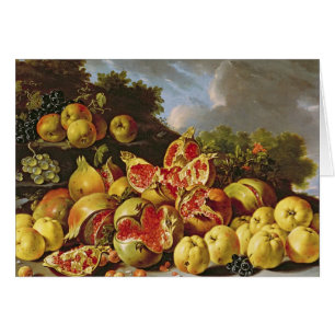 Nog steeds leven met granaatappels