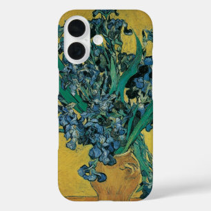 Nog steeds leven met Irises door Vincent van Gogh iPhone 16 Hoesje