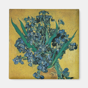 Nog steeds leven met Irises door Vincent van Gogh Magneet