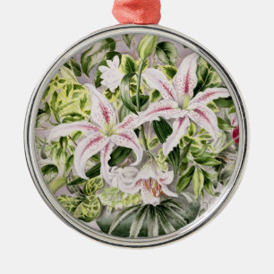 Nog steeds leven met Lilies 1996 Metalen Ornament