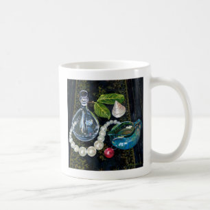 Nog steeds leven met parels koffiemok