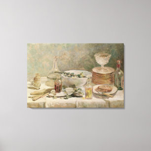 Nog steeds leven met Salad Canvas Afdruk
