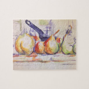 Nog steeds leven met Saucepan door Paul Cezanne Legpuzzel