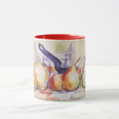 Nog steeds leven met Saucepan door Paul Cezanne Mok (Midden)
