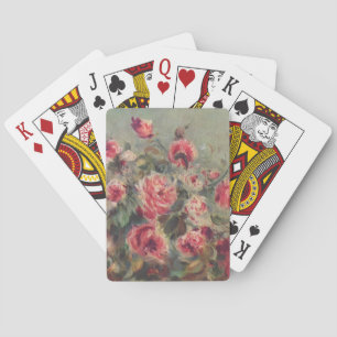 Nog steeds leven, Rozen van de hegemont Renoir Pokerkaarten