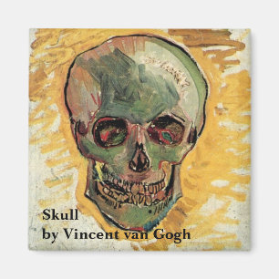 Nog steeds leven schedel door Vincent van Gogh Magneet