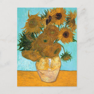 Nog steeds leven: Zonnebloemen - Vincent van Gogh Briefkaart