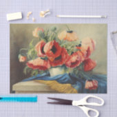 Nog steeds levensbloem bloemen hap papaver tissuepapier (Craft)