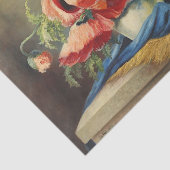 Nog steeds levensbloem bloemen hap papaver tissuepapier (Detail)