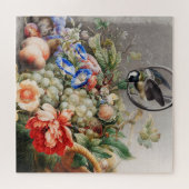 Nog steeds levensbloemen en vruchten van klassieke legpuzzel (Horizontaal)