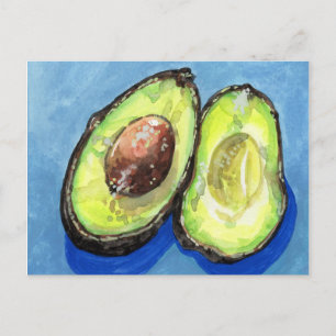 Nog steeds levensonderzoek op Avocado Briefkaart
