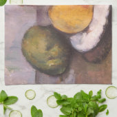 Nog steeds Life Quince, Apples, peren van Paul Cez Theedoek (Gevouwen)