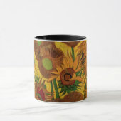 Nog steeds Life Vase met 15 zonnebloemen Vincent v Mok (Midden)