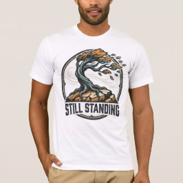 Nog Steeds Motiverende Weerbaarheid Unisex Bel T-shirt