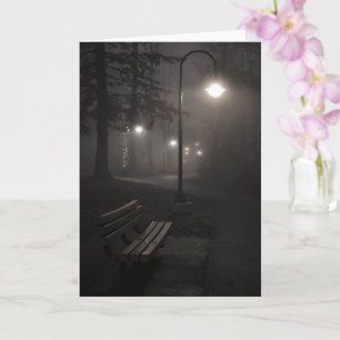 Nog steeds   Nachtmist Fotografie Blank Kaart