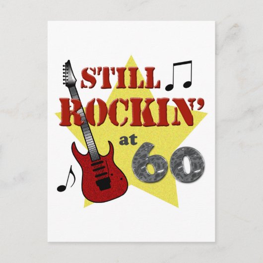 Nog steeds op 60 briefkaart (Voorkant)