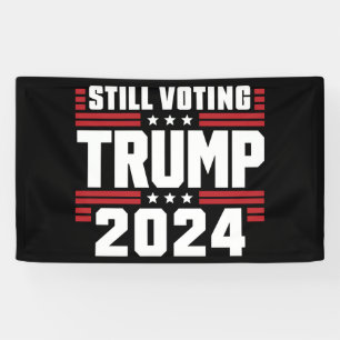 Nog steeds op Trump stemmen 2024 Patriottische Ame Spandoek