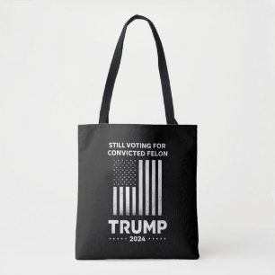 Nog steeds op veroordeelde misdadiger Trump 2024 s Draagtas