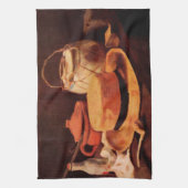 Nog steeds Pet met een levende gele riem van Vince Theedoek (Verticaal)