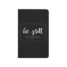 Nog steeds Pocket Journal (Psalm 46:10)