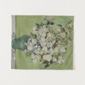 Nog steeds roze rozen in een vaas van Van Gogh Wandkleed (Voorkant (horizontaal))