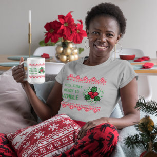Nog steeds single klaar om te rinkelen Funny Kerst T-shirt