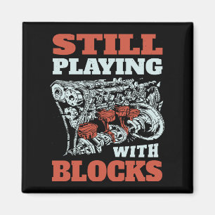 Nog steeds spelen met blokken Mechanics Magneet