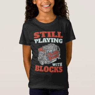 Nog steeds spelen met blokken Mechanics T-shirt