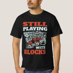 Nog steeds spelen met blokken Mechanics T-shirt