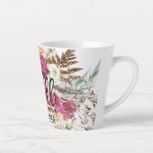 Nog steeds Trendy Waterverf Pampas Grass Latte Mok (Rechts)