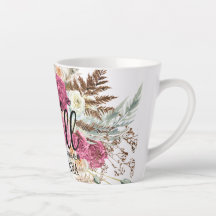 Nog steeds Trendy Waterverf Pampas Grass Latte Mok