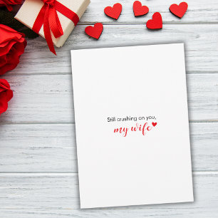 Nog steeds verliefd op jou Romantisch paar Valenti Feestdagenkaart