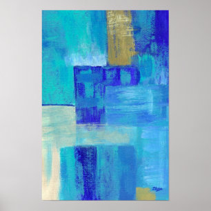 Nog steeds waters afdrukken Poster van oorspronkel