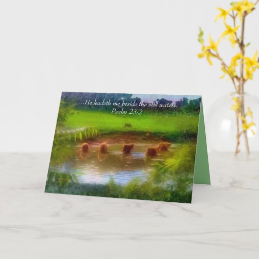 Nog steeds Waters Kaart (Gele Bloem)