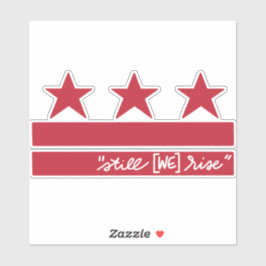 Nog steeds [WE] stijgen, DC! Sticker