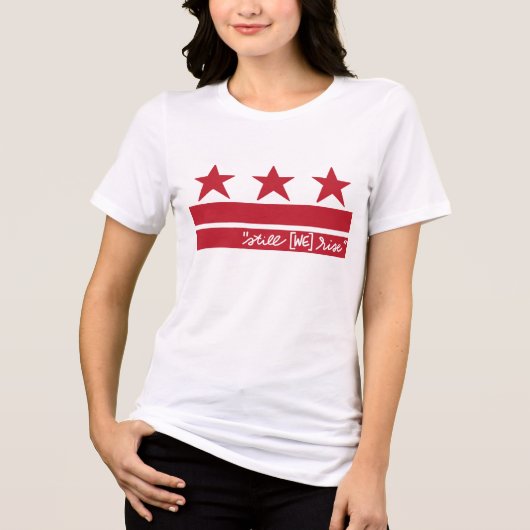 Nog steeds [wij] stijgen Tri-Blend shirt (Voorkant)