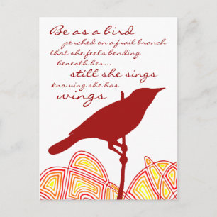 Nog steeds zingt ze briefkaart