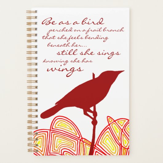 Nog steeds zingt ze planner (Voorkant)