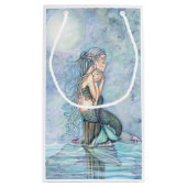 Nog steeds zwemmen Zeemeermin moeder en Baby Baby  Klein Cadeauzakje (Achterkant)