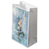 Nog steeds zwemmen Zeemeermin moeder en Baby Baby  Klein Cadeauzakje (Achterkant Gekanteld)