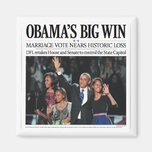 Nog vier jaar Obama Magnet Magneet