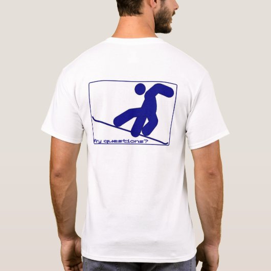 Nog vragen? t-shirt (Achterkant)