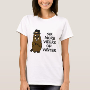 Nog zes weken winter t-shirt